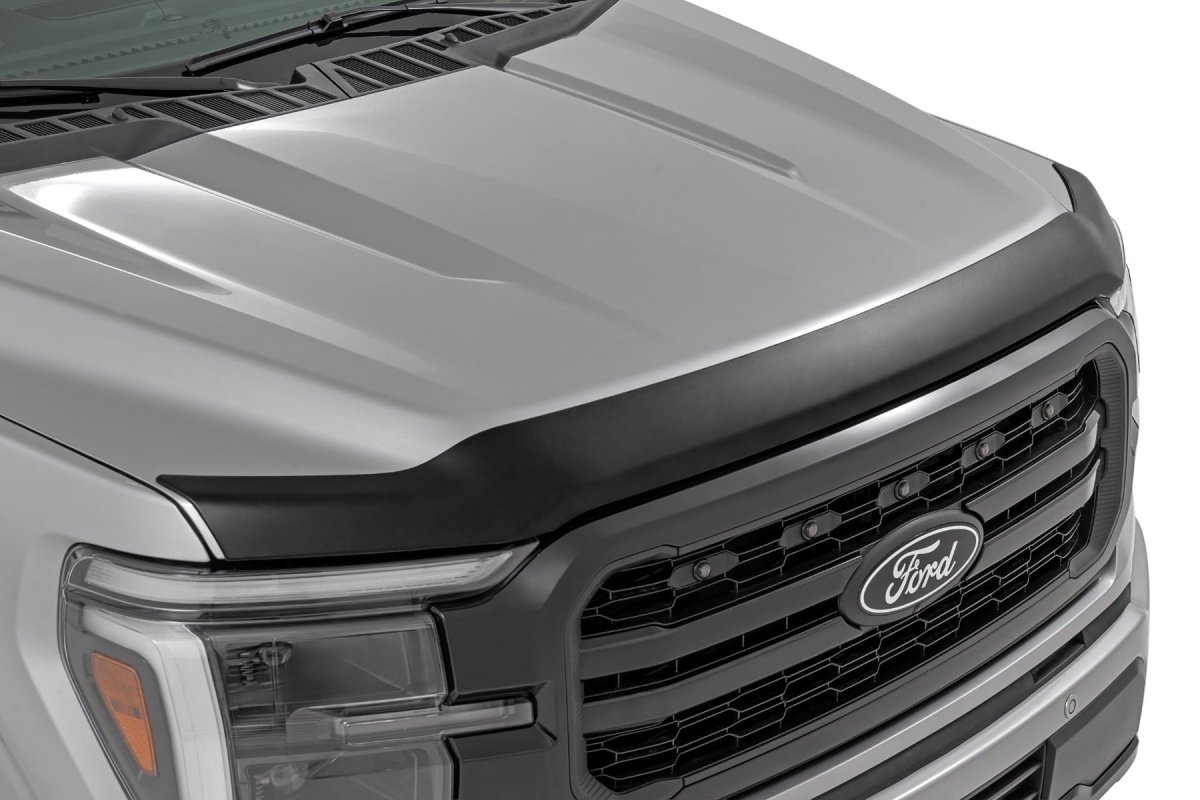 Ford F-150 Hood Protector - Rough Country - Gloss Black - '21-'26